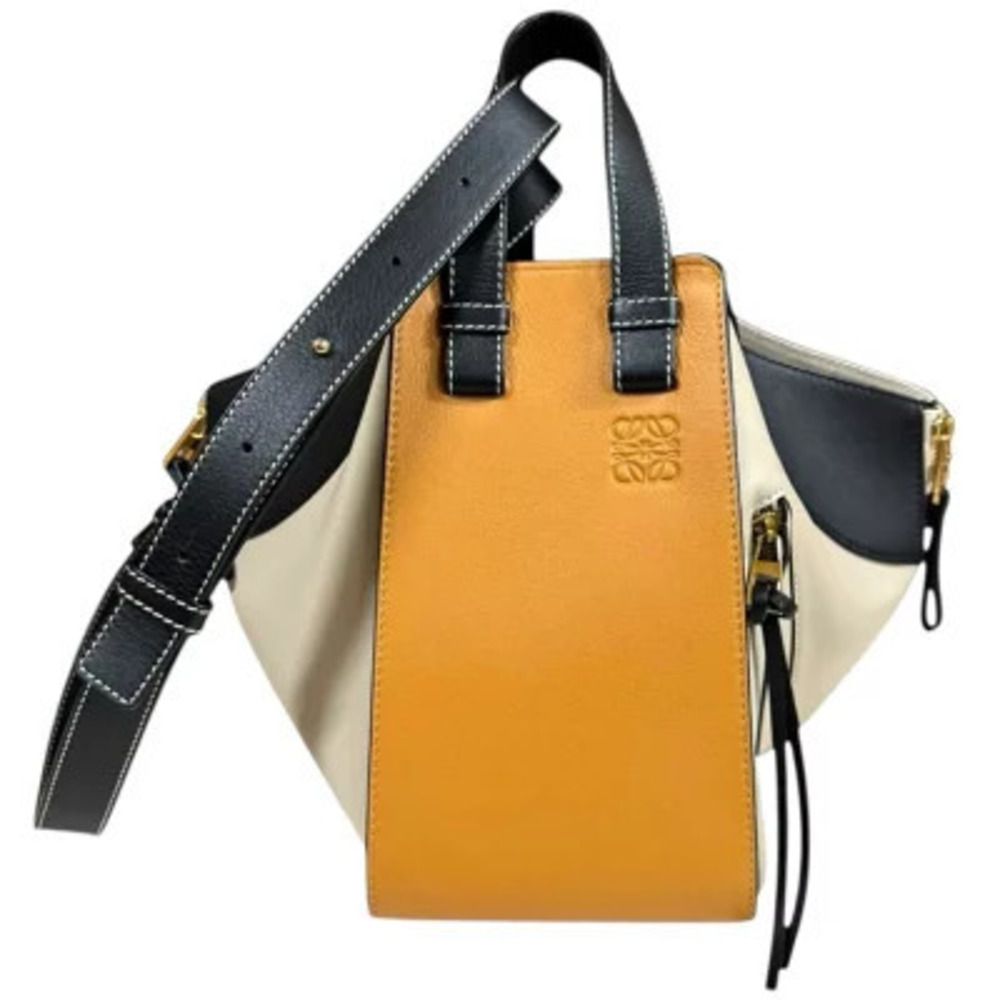 Loewe Hammock Shoulder Bag Leather Beige Cream